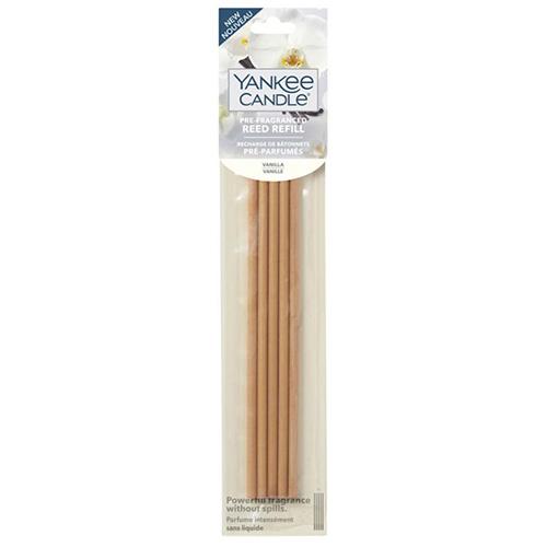 YANKEE CANDLE Pre-Fragranced Vanilla voňavé tyčinky náplň 5 stébel