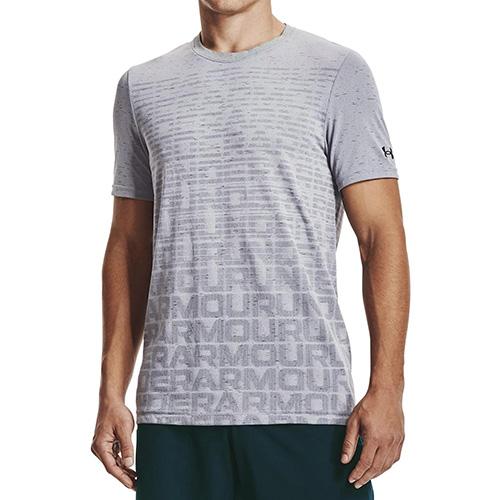 Under Armour Seamless Wordmark SS šedé SM