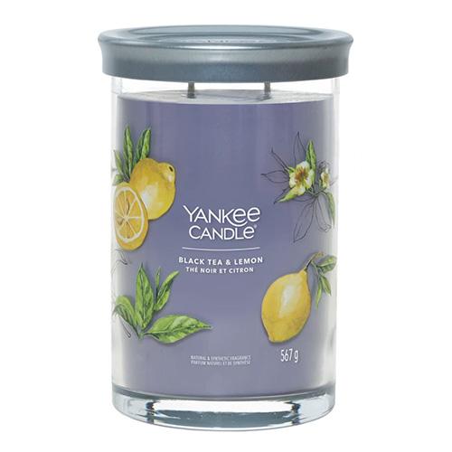 Levně Yankee Candle Signature Black Tea & Lemon YC Signature tumbler 568g
