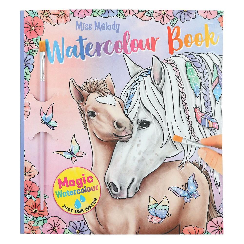 Kreativní omalovánka Miss Melody Watercolour Book