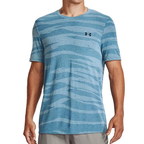 Under Armour pánské tričko UA Seamless Wave SS pánské sportovní tričko Seamless Wave s krátkým rukávem