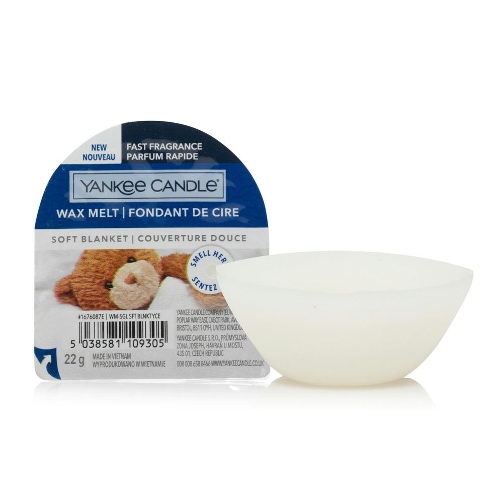 Vonný vosk Yankee Candle 22 g, Soft Blanket