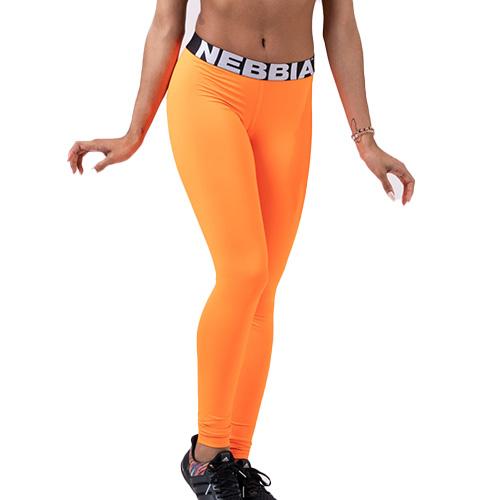 Nebbia dámské legíny Scrunch butt 528 neonově oranžové