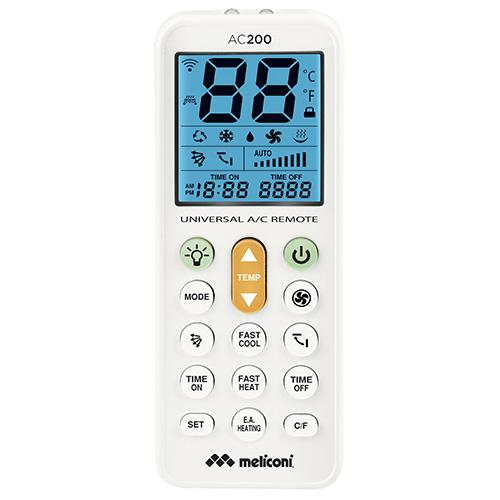 Dálkové ovládání pro klimatizaci, Meliconi AC200 Plus 802102