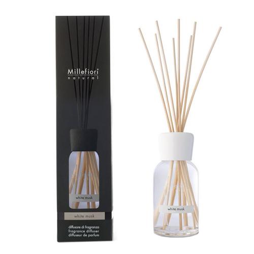 Levně Millefiori Natural White Musk aroma difuzér s náplní 250 ml