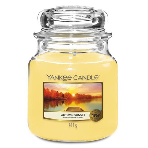 Levně YANKEE CANDLE Autumn Sunset svíčka 411g