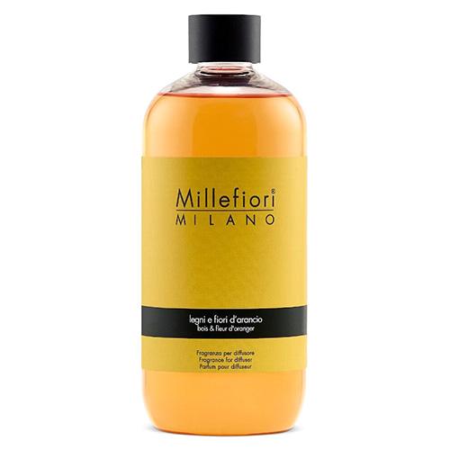 Millefiori Natural Náplň do difuzéru Legni e Fiori ďArancio 250 ml
