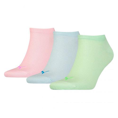 Puma dámské ponožky Sneaker 3P 3 páry pohodlné a prodyšné kotníkové ponožky Puma Sneaker v pastelových barvách s decentním logem