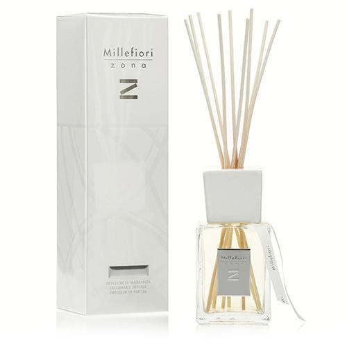Levně Millefiori Milano Millefiori Zona aroma difuzér s tyčinkami Jemná kůže 250 ml