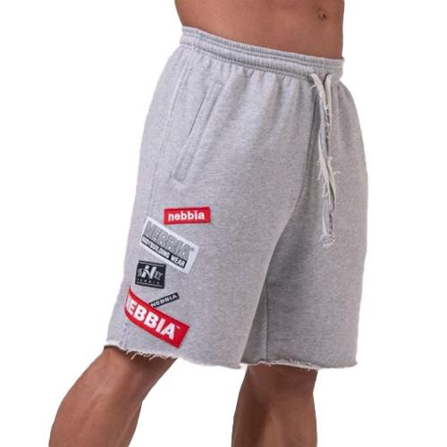 Nebbia šortky s výšivkami 178 šedé