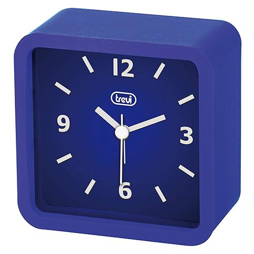Levně Budík se silikonovým krytem Trevi SL 3820/BL modrý