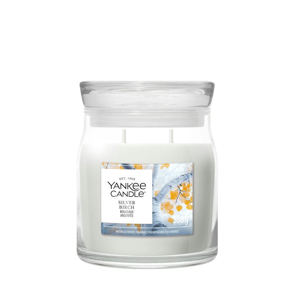 Svíčka Yankee Candle Signature střední, Silver Birch