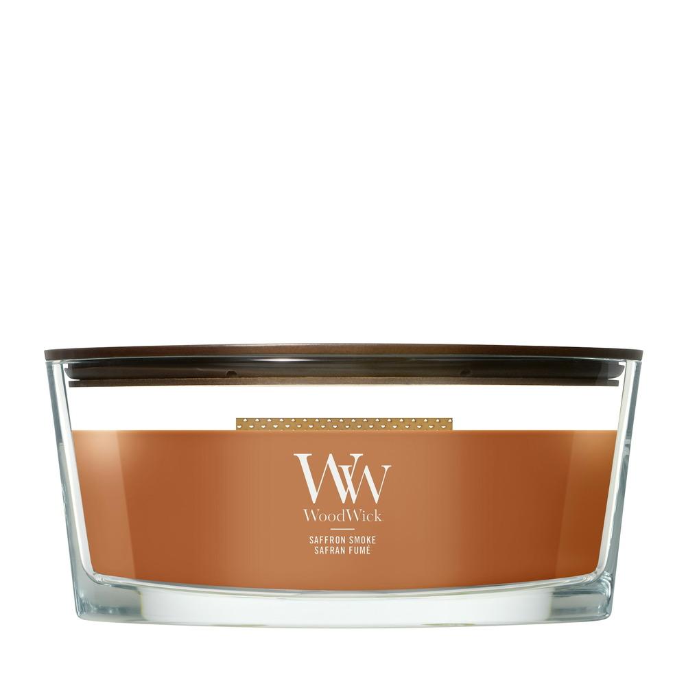 Svíčka WoodWick loď, Saffron Smoke