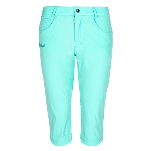 Kilpi TRENTA W tyrkysové Dámské outdoorové 3/4 kalhoty