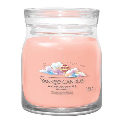 Levně YANKEE CANDLE Watercolour Skies svíčka 368g / 2 knoty (Signature střední)