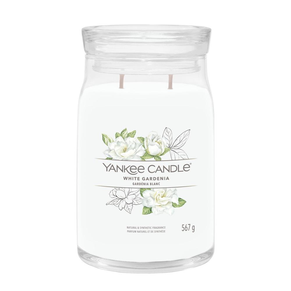 Svíčka Yankee Candle Signature velká, White Gardenia