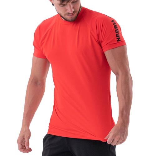 Nebbia “ESSENTIALS” SPORTY FIT t-shirt červené 326-05