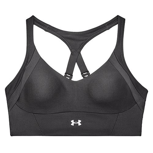 UA Infinity Mid Rib Bra-GRY - 3479451