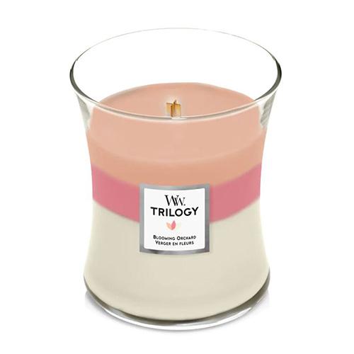 Levně WoodWick Trilogy BLOOMING ORCHARD 275 g