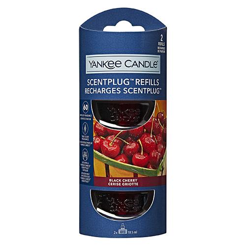 Yankee Candle BLACK CHERRY náplň do elektrické zásuvky, 2 x 18,5 ml