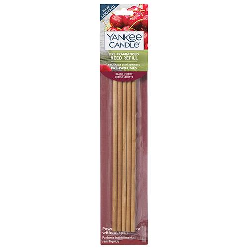 YANKEE CANDLE Pre-Fragranced Black Cherry voňavé tyčinky náplň 5 stébel