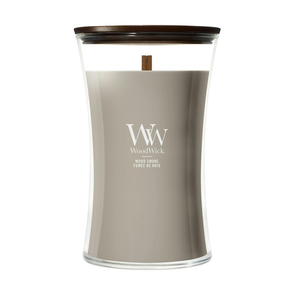 Svíčka WoodWick velká, Wood Smoke