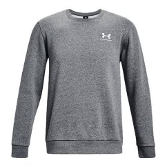 UA Essential Fleece Crew-GRY