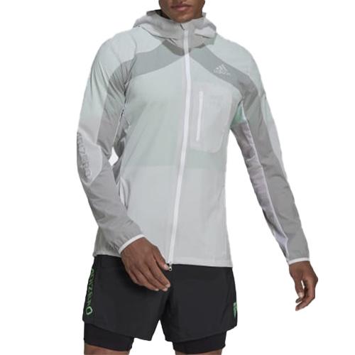 Pánská bunda Adidas Adizero Marathon - Barva: Bílá, Velikost: S