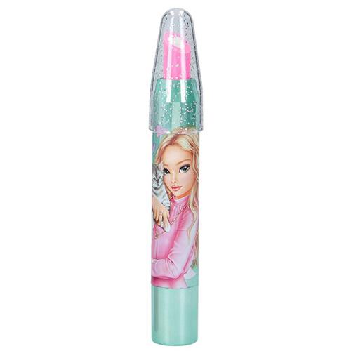 Sliding eraser in the shape of Top Model Christy lipstick