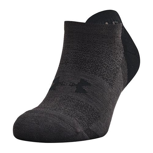 Under Armour UA ArmourDry Run No Show Unisex Socks - Color: Red, Size: L