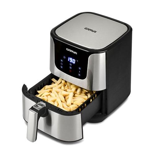 G3Ferrari Friggisano G10125 black and silver hot air fryer