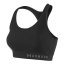 Dámská podprsenka Under Armour Armour Mid Keyhole Bra - Barva: Černá, Velikost: XS