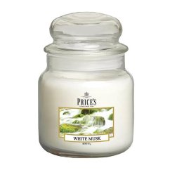 Svíčka Price´s Candles střední, White Musk