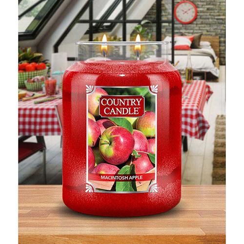 Świeca Country Candle duża, Macintosh Apple