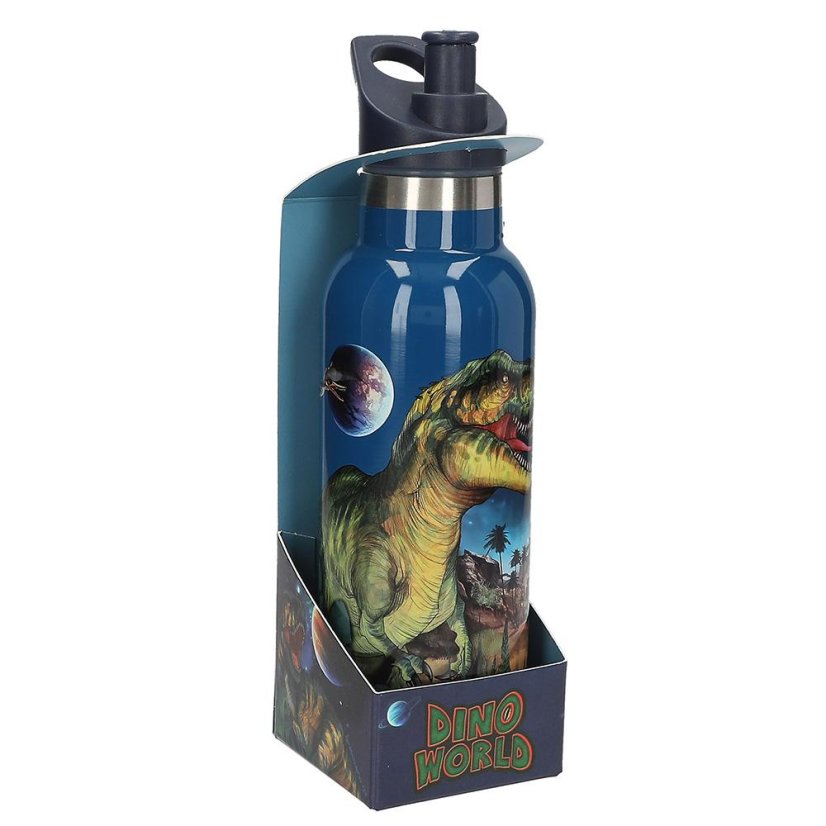 Aluminium-Trinkflasche mit Griff Dino World Galaxy
