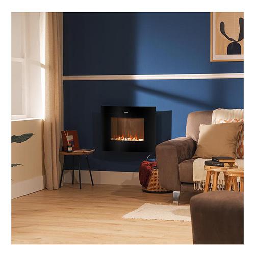 Elektromos kandalló Cecotec ReadyWarm 2650 Curved Flames Connected 5814 fekete