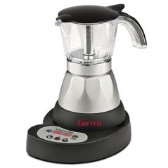 Elektrický moka kávovar Girmi MC2306 černo-stříbrný