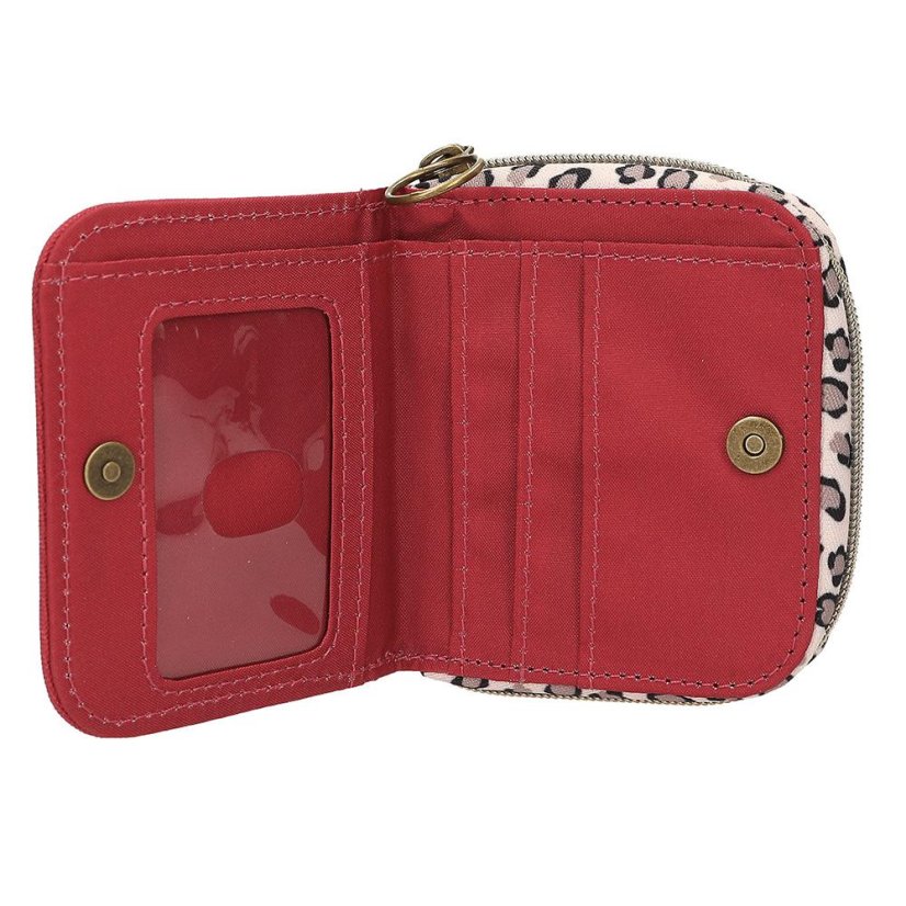 Top Model Leoheart zippered wallet with stud
