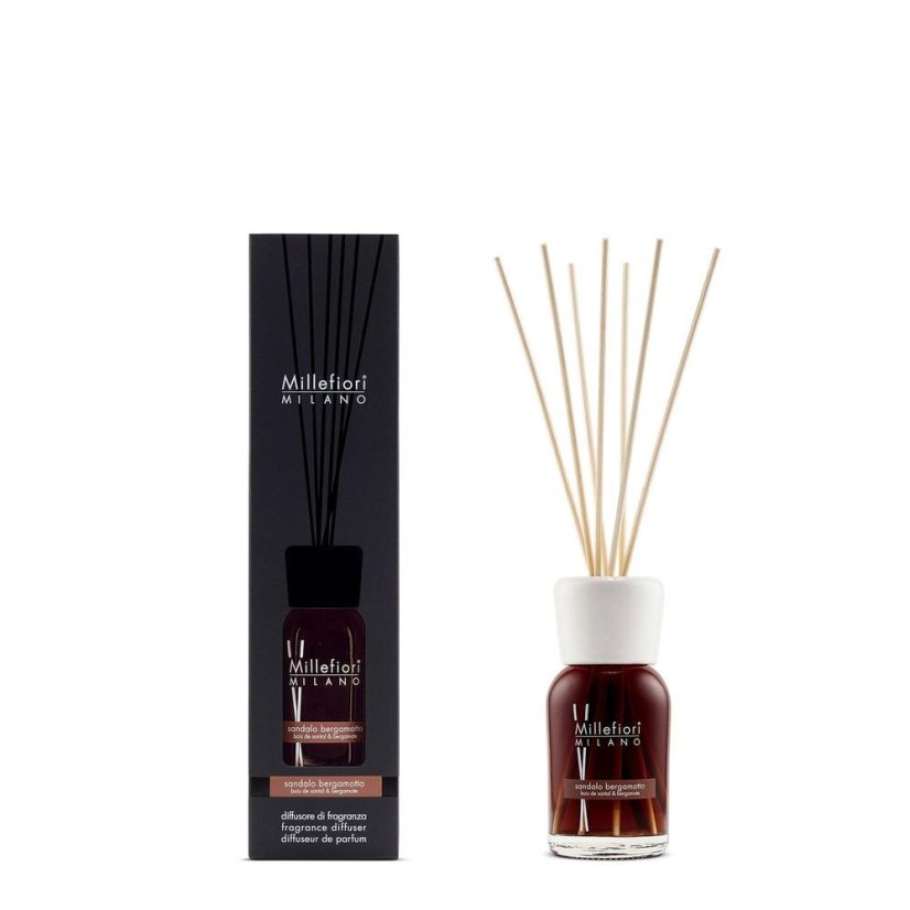 Millefiori Milano Natural Diffuser, Sandalo Bergamotto, 100 ml