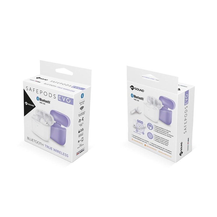 Meliconi Lila 497419 purple wireless headphones