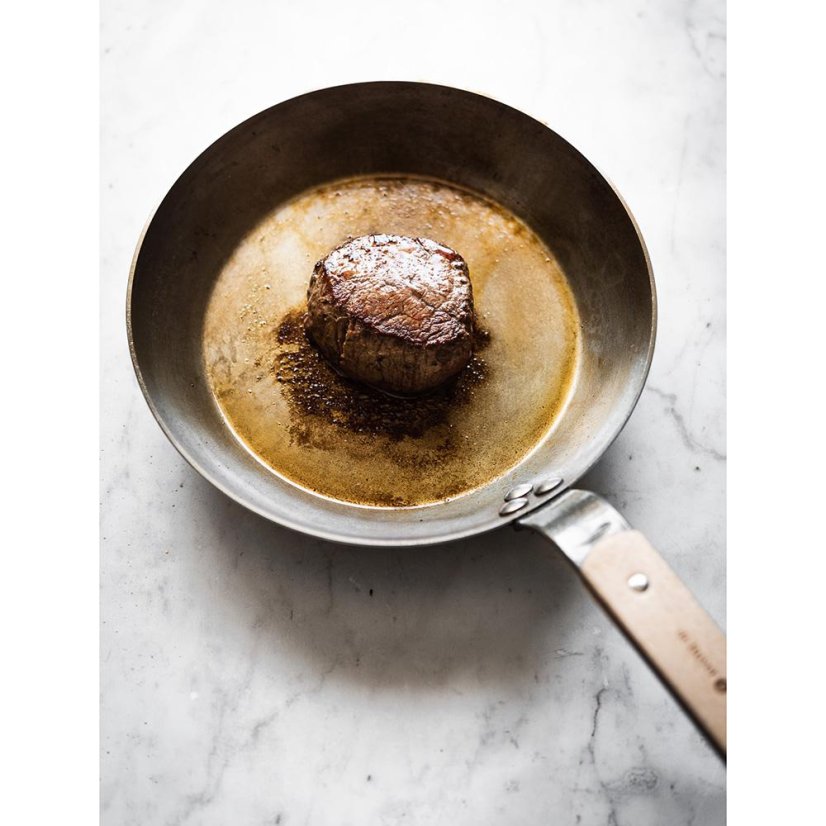 Ocelová pánev de Buyer Mineral B Bois 5710.26, 26 cm