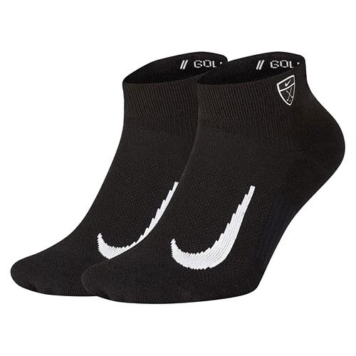 Nike Multiplier Low Socks - Color: Black, Size: M