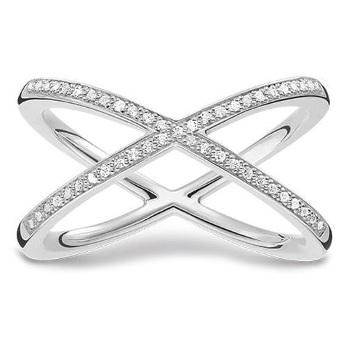 Ring Thomas Sabo Spliced D_TR0029-725-14- - Größe: 48