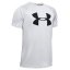 Under Armour Tech Big Logo SS Boys' T-Shirt - Color: Gray, Size: L