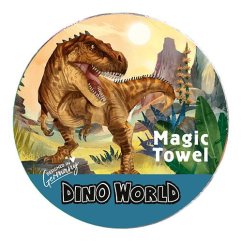 Kouzelný ručník Dino World T-Rex a krajina