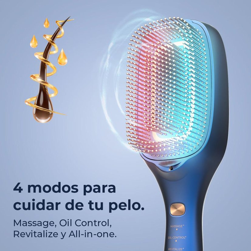 Cecotec HairCare Revitalize Blue 100151 electric hairbrush, blue