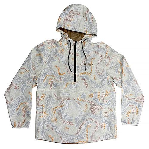 Herren-Windjacke Hurley Offshore Anorak - Farbe: Grün, Größe: M