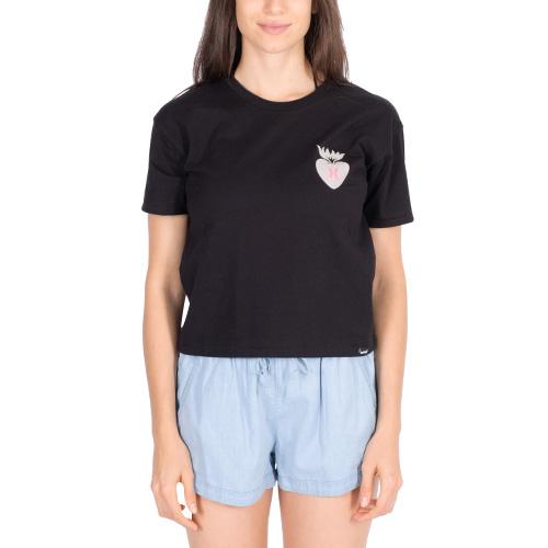 Hurley Ocencare O & O Hope Women's T-shirt - Color: Black, Size: XS