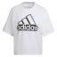 Dámske tričko Adidas W BLUV Q1 CRO T - Farba: Biela, Veľkosť: M