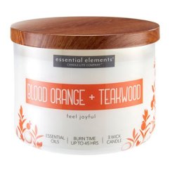 Svíčka Candle-lite, Blood Orange & Teakwood
